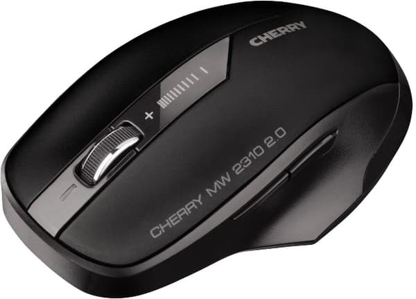 Cherry MW 2310 2.0, langaton hiiri, 5 painiketta, USB-vast.otin, musta