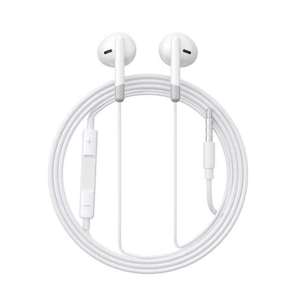 Joyroom In-ear Hörlurar Mini Jack Med Remote Control Vit