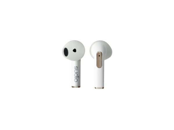 Sudio N2 White, True Wireless Stereo (TWS), Samtaler/musikk, 42,12 g, Hodesett, Hvit