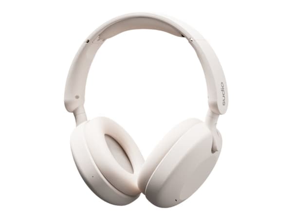 Sudio k2 - Kuulokkeet mikrofonilla - täysikokoiset - Bluetooth - langattomat - aktiivinen melunvaimennus - kermanvalkoinen - kermanvalkoinen