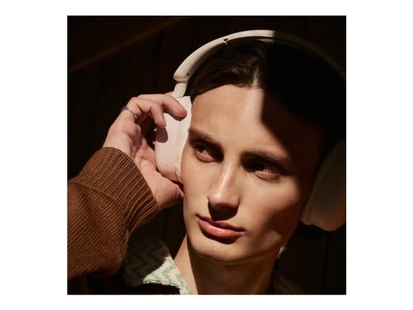 Sudio k2 - Kuulokkeet mikrofonilla - täysikokoiset - Bluetooth - langattomat - aktiivinen melunvaimennus - kermanvalkoinen - kermanvalkoinen