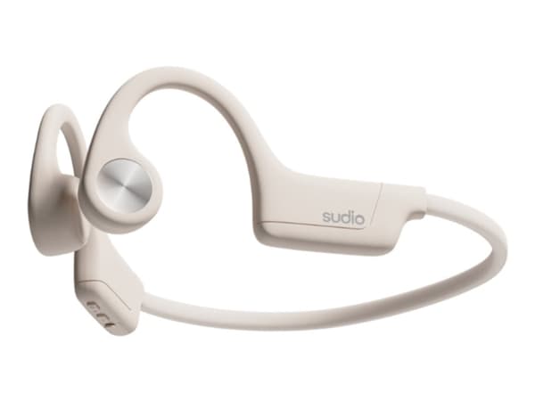 Sudio B2 - Hodetelefoner med mikrofon - åpent øre - bak-nakken-montering - Bluetooth - trådløs - hvit
