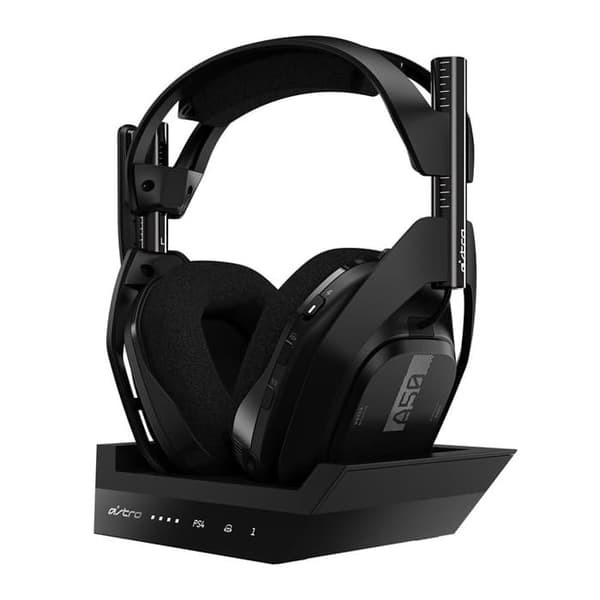 ASTRO A50 langattomat pelikuulokkeet lataustelakalla 2,4 GHz langaton Dolby PS5 PS4 PC