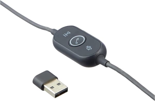 Logitech Zone Wired UC - USB USB-C On-ear Headset med Mikrofon