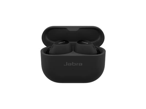 Jabra Elite 10 - True wireless-hodetelefoner med mikrofon - i øret - Bluetooth - aktiv støydemping - glanssvart