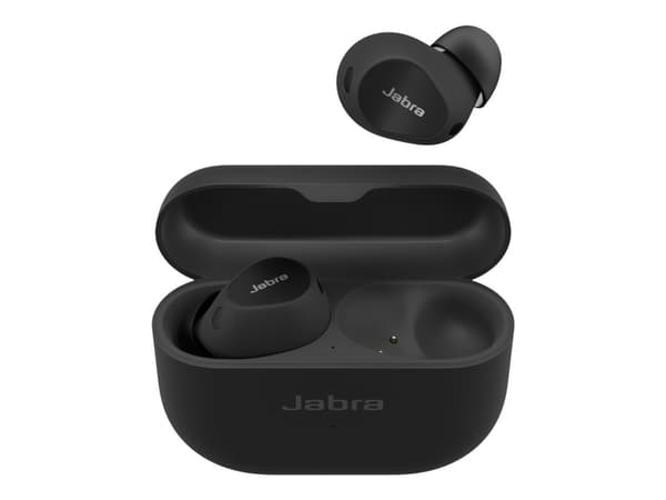 Jabra Elite 10 - True wireless-hodetelefoner med mikrofon - i øret - Bluetooth - aktiv støydemping - glanssvart
