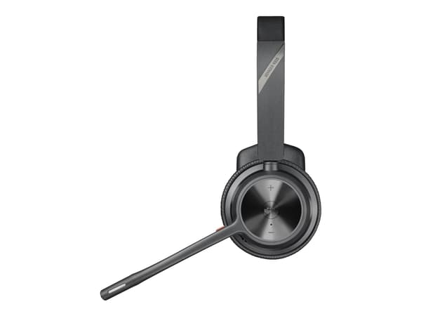 Poly Voyager 4310 - Headset - på örat - Bluetooth - trådlös, kabelansluten - USB-A - svart - Certifierad för Microsoft-teams