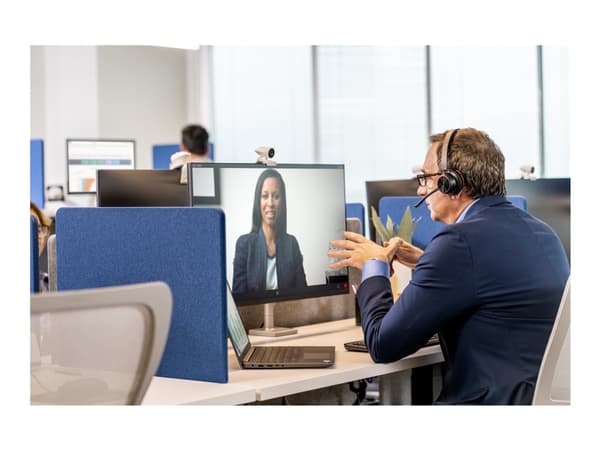 Poly Voyager 4320 - Voyager 4300 UC -sarja - kuulokkeet - korvassa - Bluetooth - langaton, kaapeli - USB-A - musta - Zoom-sertifioitu, sertifioitu Mi