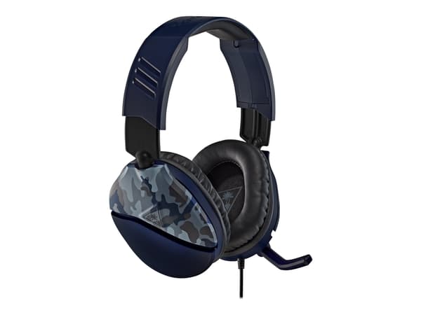 Turtle Beach Recon 70 - Headset - fullstorlek - kabelansluten - 3,5 mm kontakt - blå camo