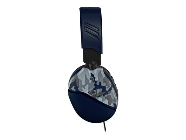 Turtle Beach Recon 70 - Headset - fullstorlek - kabelansluten - 3,5 mm kontakt - blå camo