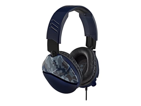 Turtle Beach Recon 70 - Headset - fullstorlek - kabelansluten - 3,5 mm kontakt - blå camo