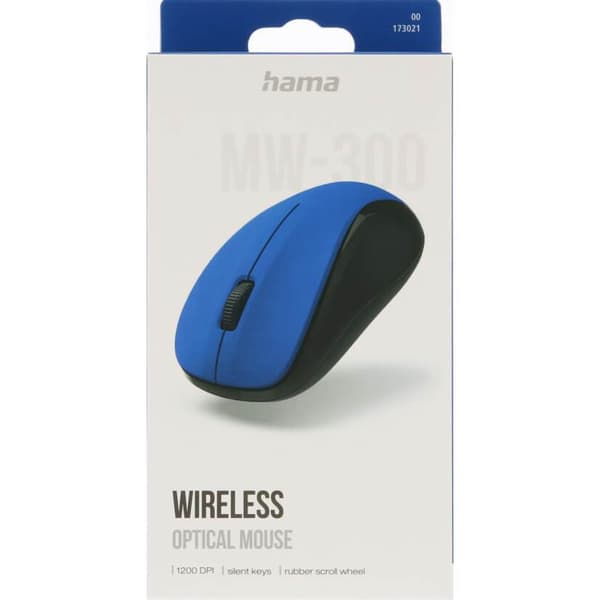 Hama Optisk Trådlös Mus MW-300 V2 Blå