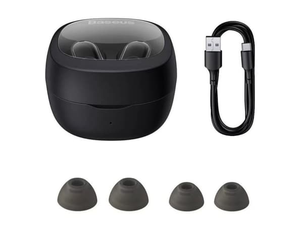 Trådløse hodetelefoner Baseus Bowie WM02 TWS Bluetooth 5.0 OS - Svart