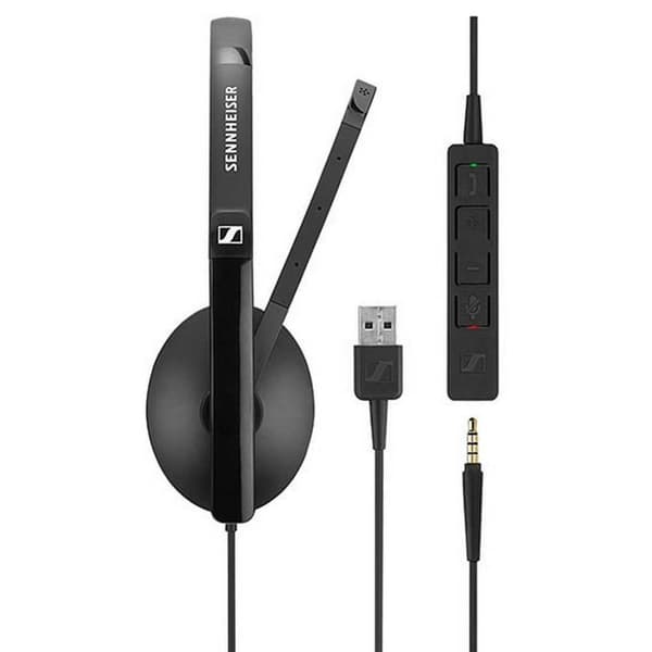 Sennheiser Hörlurar Sc 135 Usb Svart