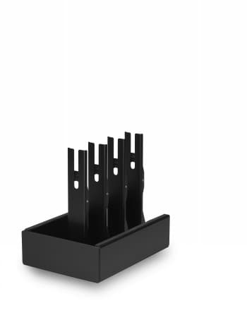 Flexson Dock for 4 Sonos Amps, Single, Black
