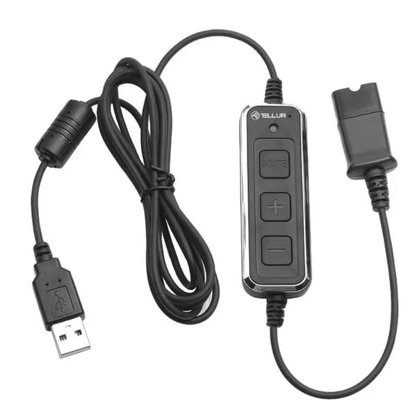 Casti Tellur Voice 5200N USB, negru