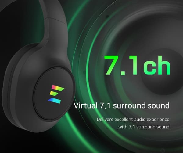 Zalman headset ZM-HPS310 RGB / herní / náhlavní / drátový / 7.1 / USB / černý