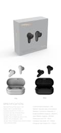 Pikkukuva 5 / 10: Orsen T3 Bluetooth Earphones Black