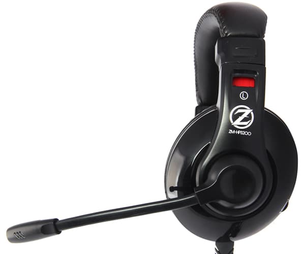 Zalman headset ZM-HPS200 / herní / náhlavní / drátový / 40mm měniče / 2x 3,5mm jack