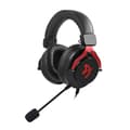 Pikkukuva 6 / 6: AROZZI herní sluchátka ARIA Black-Red/ náhlavní/ 2x 3,5" jack/ redukce na 1x 3,5" jack/ odnímatelný mikrofon