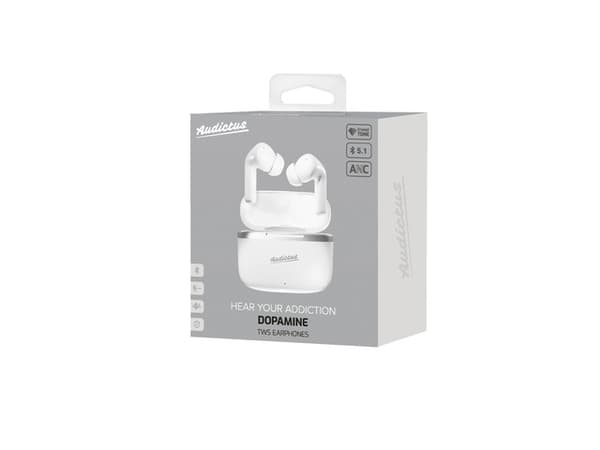 Audictus Dopamine Headset True Wireless Stereo (TWS) In-ear Calls/Music Bluetooth White