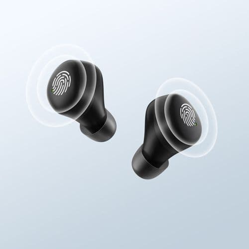 Joyroom Earphone Bluetooth True Wireless BT 5.1 TWS, AAC, SBC, TWS, HSP, HFP, A2DP, AVRCP, Black (JR-TL1-PRO)