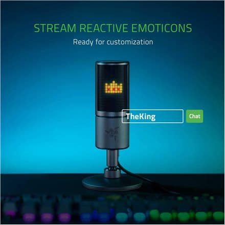 Razer Seiren Emote Black Studio microphone