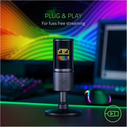 Razer Seiren Emote Black Studio microphone