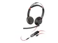Miniatyrbilde 3 av 5: Poly Blackwire C5220 - Blackwire 5200 series - hodesett - on-ear - kablet - USB-C, 3,5 mm jakk - svart - Certified for Microsoft Teams, Certified for