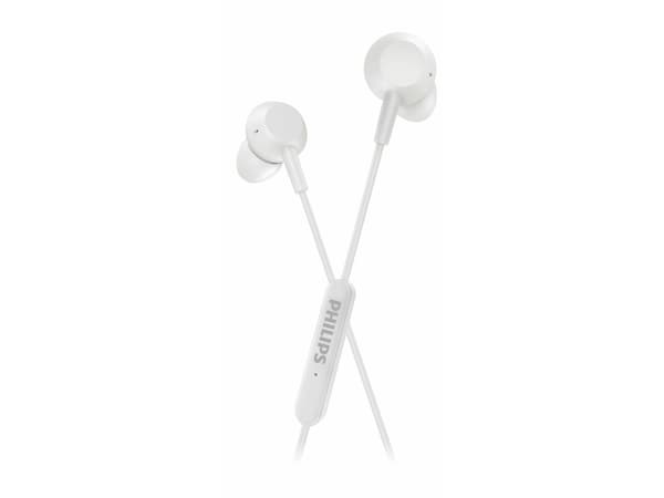 Philips TAE5008WT - Ørepropper med mikrofon - i øret - kablet - USB-C - hvit