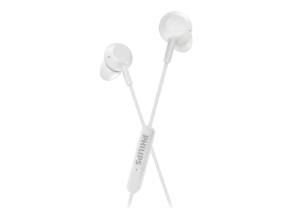 Philips TAE5008WT - Ørepropper med mikrofon - i øret - kablet - USB-C - hvit
