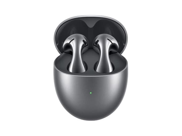 Huawei FreeBuds 5 - True wireless-hodetelefoner med mikrofon - i øret - Bluetooth - aktiv støydemping - keramisk hvit