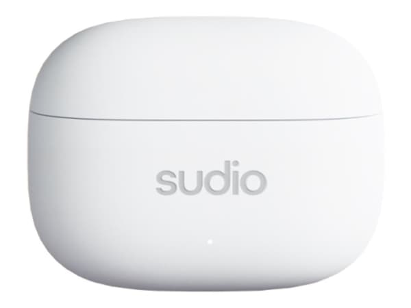 Sudio A1 Pro - True wireless-hörlurar med mikrofon - inuti örat - Bluetooth - aktiv brusradering - ljudisolerande - vit