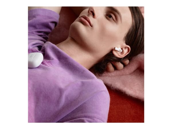 Sudio A1 Pro - True wireless-hörlurar med mikrofon - inuti örat - Bluetooth - aktiv brusradering - ljudisolerande - vit