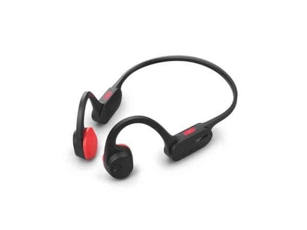 Philips TAA5608BK - Kuulokkeet, joissa on mikrofoni - avokorva - kaulan taakse kiinnitettävä - Bluetooth - langaton - musta