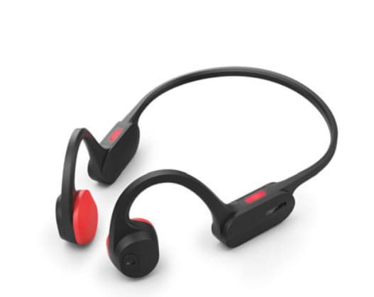 Philips TAA5608BK - Kuulokkeet, joissa on mikrofoni - avokorva - kaulan taakse kiinnitettävä - Bluetooth - langaton - musta