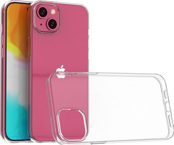 ultra Clear -sarjan läpinäkyvän värinen iPhone 15 Plus -kotelo