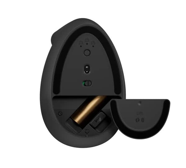 Logitech Lift Left Vertical Ergonomic Mouse, grafittsvart