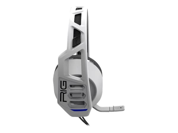 RIG 300 PRO HS - Hodesett - full størrelse - kablet - 3,5 mm jakk - lydisolerende - hvit - for Sony PlayStation 4, Sony PlayStation 5