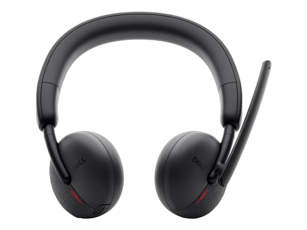 Dell Wireless Headset WL3024 - Hodesett - on-ear - loddrett - Bluetooth - trådløs - Certified for Microsoft Teams, Zoom Certified