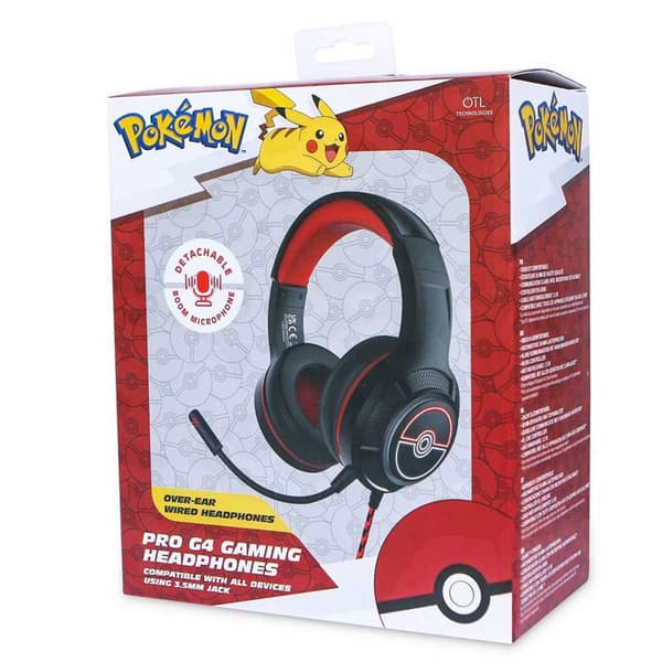 Otl Technologies Kuulokkeet Pokemon Pokeball Pro G4 Punainen