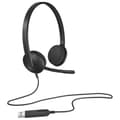 Miniatyrbillede 1 af 10: Logitech Hovedtelefoner H340 Sort