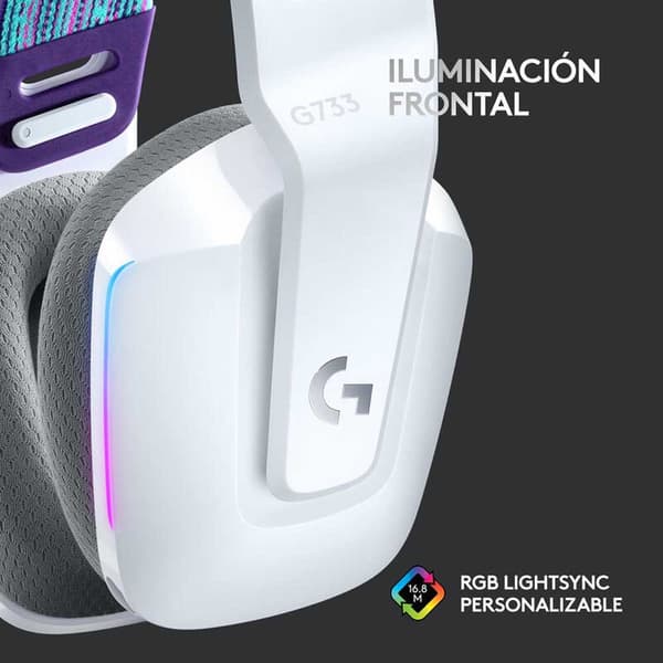 Logitech Trådlöst Spelheadset G733 Vit
