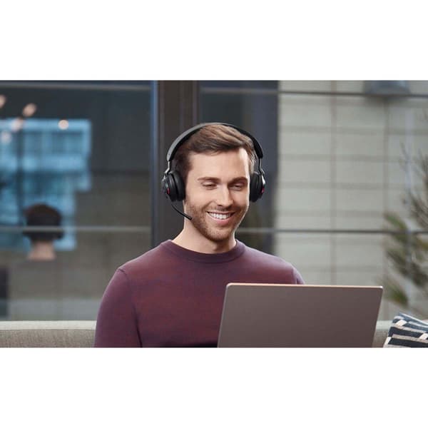 Jabra Hörlurar Evolve2 65 Uc Stereo Wireless Svart