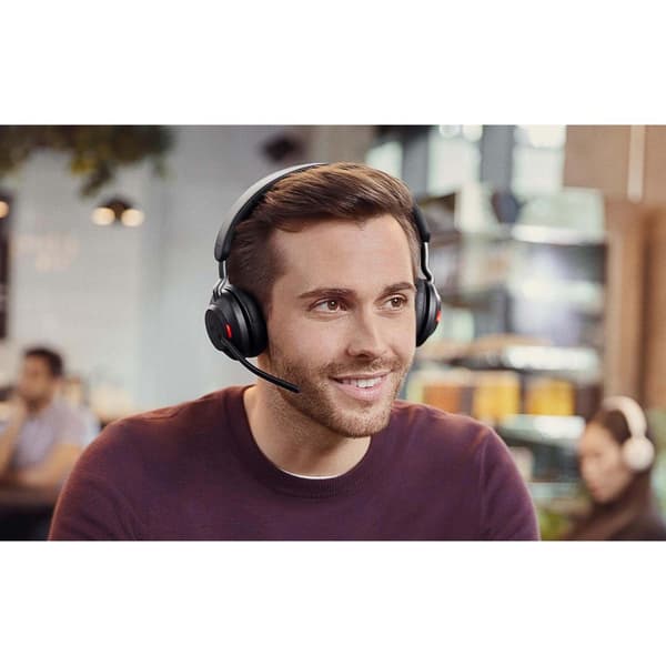 Jabra Hörlurar Evolve2 65 Uc Stereo Wireless Svart