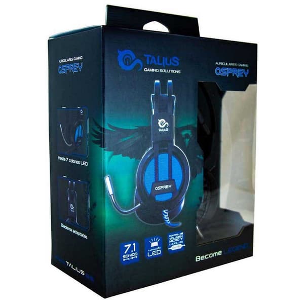 Talius Spelheadset Osprey 7.1 Svart