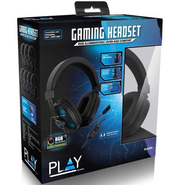 Ewent Gaming Headset Pl3321 Sort