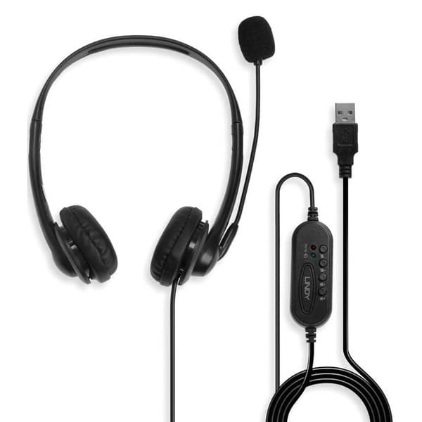 Lindy Headset 42870 Usb Svart