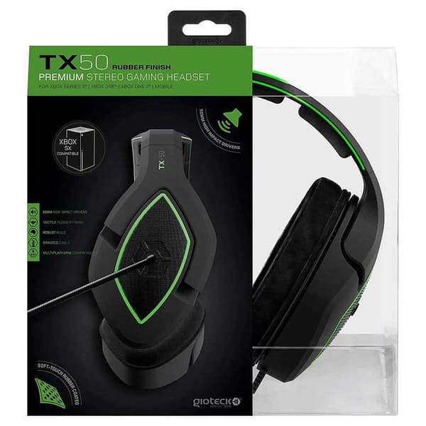 Gioteck Spelheadset Tx50 Svart