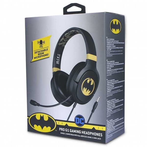 Dc Comics Kuulokkeet Batman Pro G1 Musta
